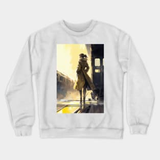 The Sleuth in Trench Crewneck Sweatshirt